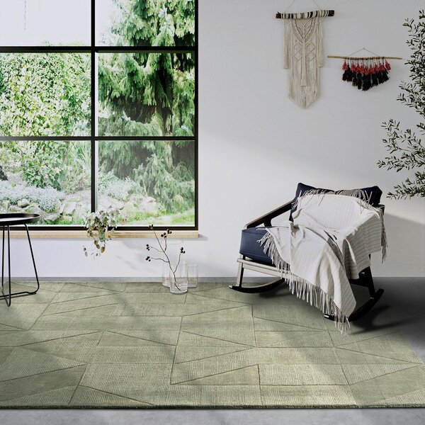 Zielony wełniany dywan tkany ręcznie 120x170 cm Ursule – Villeroy&Boch