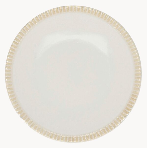 Komplet talerzy deserowych z porcelany Linea, 6 elem