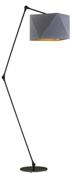 Lampa stojąca podłogowa przegubowa regulowana z abażurem diament SOUL