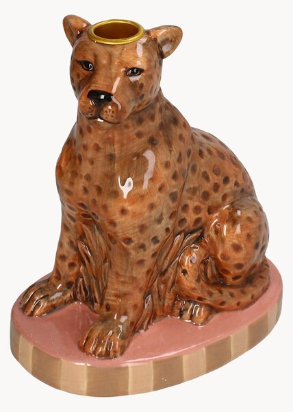 Świecznik Leopard, W 21 cm