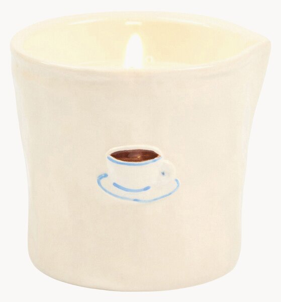Świeca zapachowa z ceramiki Cappuccino (czekolada, wiśnia)