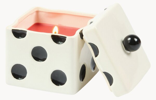 Świeca zapachowa z ceramiki Lucky Dice (tytoń & paczula)