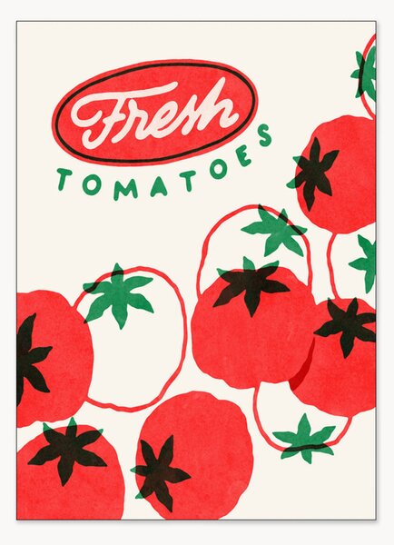 Druk cyfrowy Fresh Red Tomatoes
