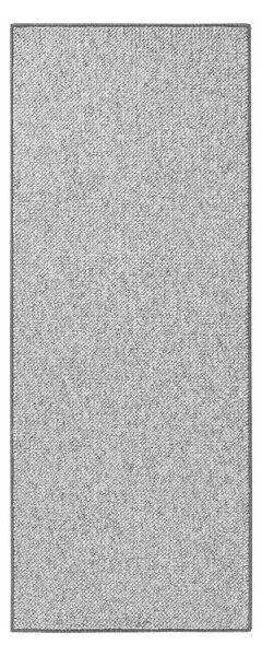 Szary chodnik 80x300 cm Wolly – BT Carpet