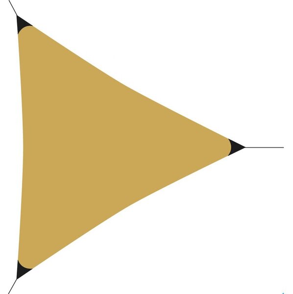 Żagiel przeciwsłoneczny PROGARDEN 984300 Żółty 300 x 300 x 300 cm