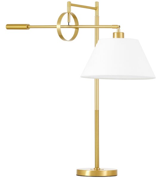 LAMPA NOCNA BIURKOWA MOSIĘŻNO-BIAŁA TURINA