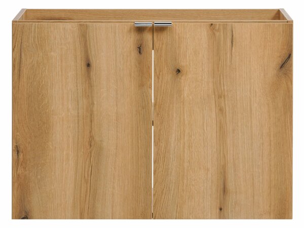 Nowoczesna szafka do łazienki w kolorze dębu 80 cm Z9-T07