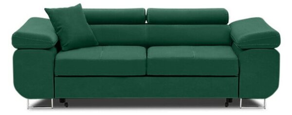 RozkÅadana sofa, Bellezza, 209x100x87 cm, butelkowa zieleÅ | TYLETEGOTU
