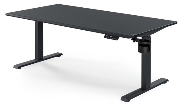 Duże biurko sit-stand do pracy Aria 160×80 cm, antracyt