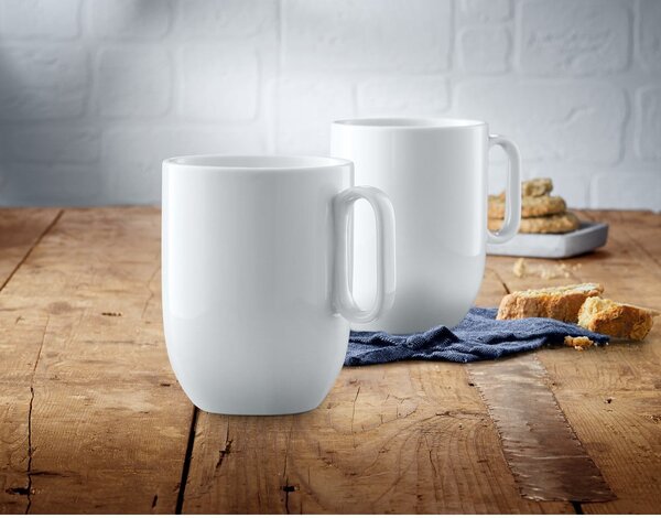 Białe porcelanowe kubki zestaw 2 szt. 380 ml Barista – WMF