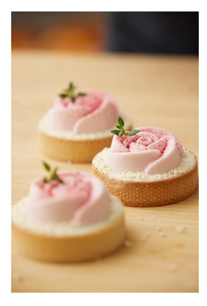 Silikonowe formy do pieczenia muffinów zestaw 6 szt. ø 7 cm Rose – Blomsterbergs
