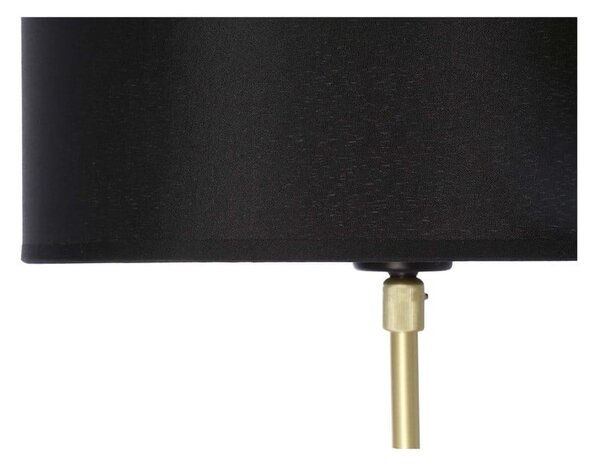 Czarna lampa stojąca (wysokość 154 cm) Tegola – Candellux Lighting