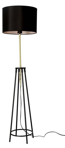 Czarna lampa stojąca (wysokość 154 cm) Tegola – Candellux Lighting