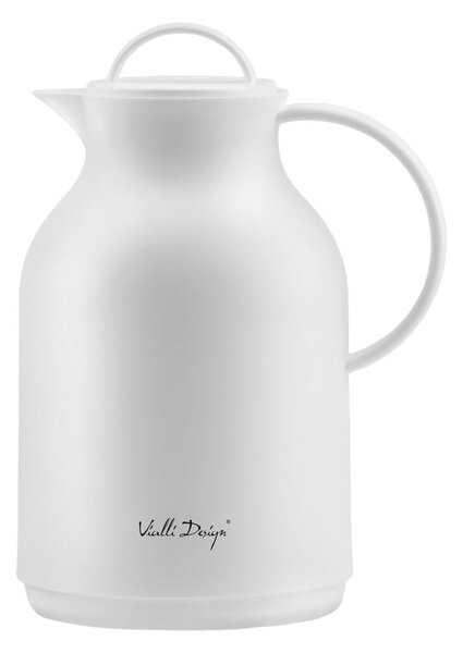 Biały termos Vialli Design, 1 l
