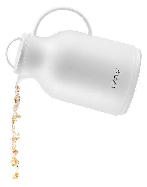 Biały termos Vialli Design, 1 l