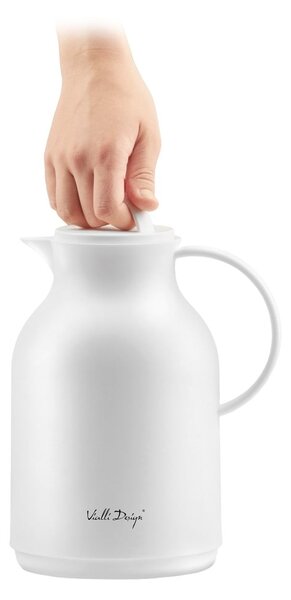 Biały termos Vialli Design, 1 l
