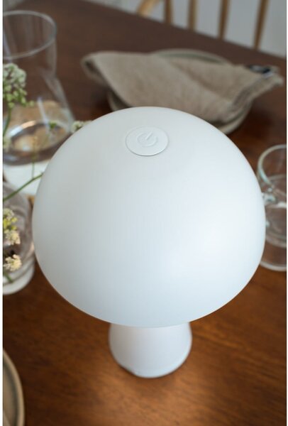 Biała lampa stołowa LED (wys. 26,5 cm) Fungi – Markslöjd