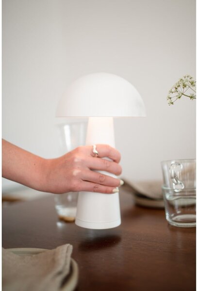 Biała lampa stołowa LED (wys. 26,5 cm) Fungi – Markslöjd