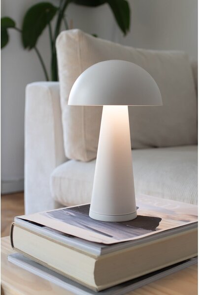 Biała lampa stołowa LED (wys. 26,5 cm) Fungi – Markslöjd