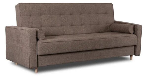 Wersalka RozkÅadana Sofa Kanapa Z FunkcjÄ Spania Dwuosobowa BrÄ zowa MALTA