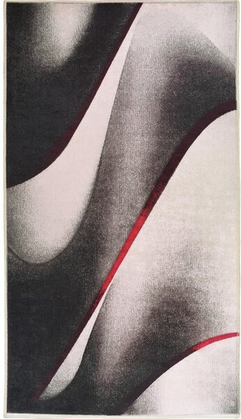 Biało-czarny dywan odpowiedni do prania 150x80 cm – Vitaus