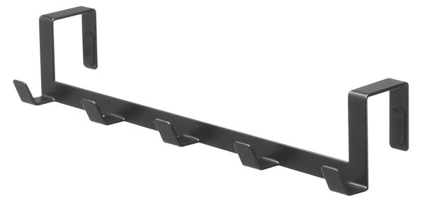 Czarny metalowy wieszak na drzwi 30 cm Tower – YAMAZAKI