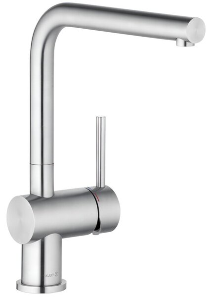 Bateria kuchenna stojÄ ca KLUDI L Steel z obrotowÄ wylewkÄ Stal szlachetna 45803F877