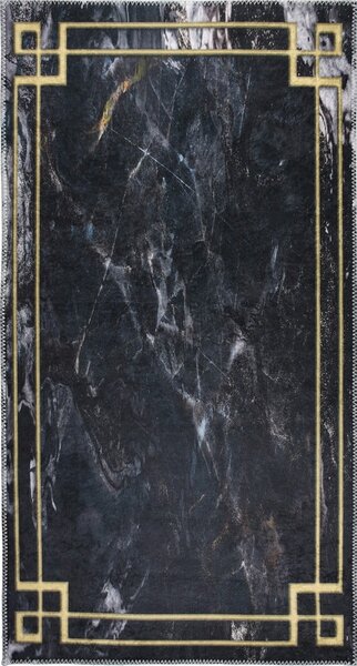 Ciemnoszary dywan odpowiedni do prania 80x50 cm – Vitaus
