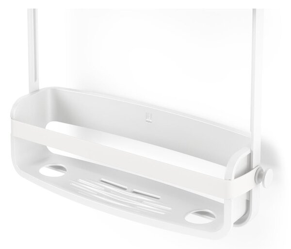 Biała wisząca plastikowa półka łazienkowa Flex – Umbra
