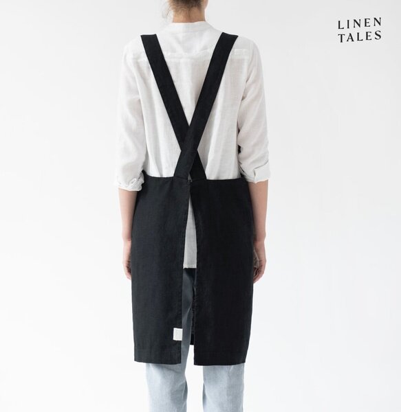 Lniany fartuch Crossback – Linen Tales