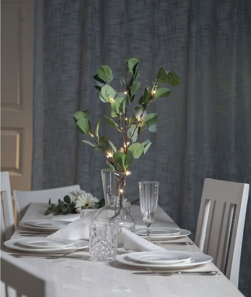 Zielona dekoracja świetlna LED Star Trading Eucalyptus, dł. 90 cm