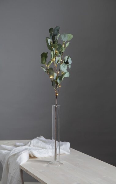 Zielona dekoracja świetlna LED Star Trading Eucalyptus, dł. 90 cm