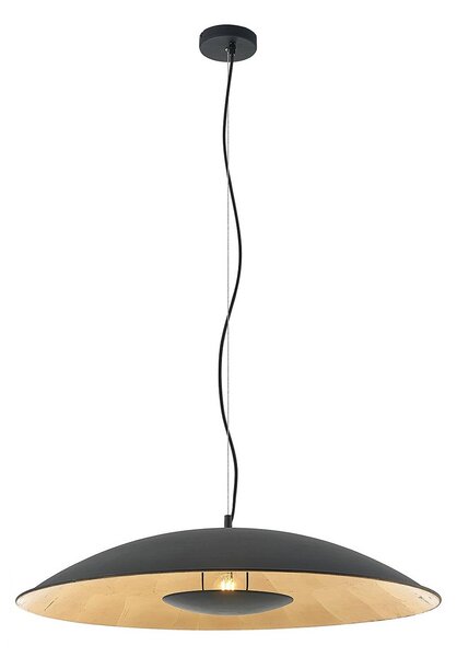 Lampa wisząca Narisara Lindby, możliwość ściemniania, czarny, salon / jadalnia, metal, nowoczesny