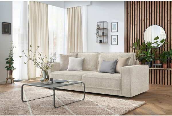 Beżowa sofa rozkładana Emile – Bobochic Paris