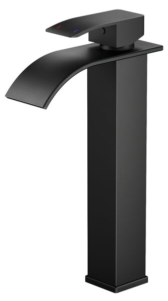Bateria kuchenna/łazienkowa, model "Wodospad", jednouchwytowa, wysokość 220 mm, oszczędzająca wodę i energię, przeznaczona do łazienek i kuchni
