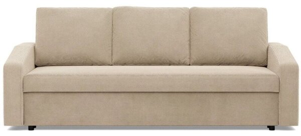 Kanapa rozkÅadana, BLOM, sztruks, 220x92x92 cm, beÅ¼owy | TYLETEGOTU