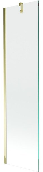 Mexen Next parawan nawannowy 1-skrzydłowy 50 x 150 cm, transparent, złoty - 895-050-000-00-00-50