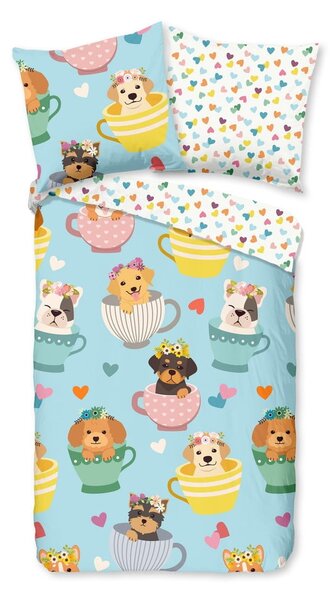 Bawełniana pościel dziecięca do łóżeczka 90x130 cm Dogs – Bonami Selection