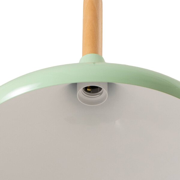 Lampa wisząca Chris ROYALTECH, możliwość ściemniania, zielony, salon / jadalnia, metal, skandynawski