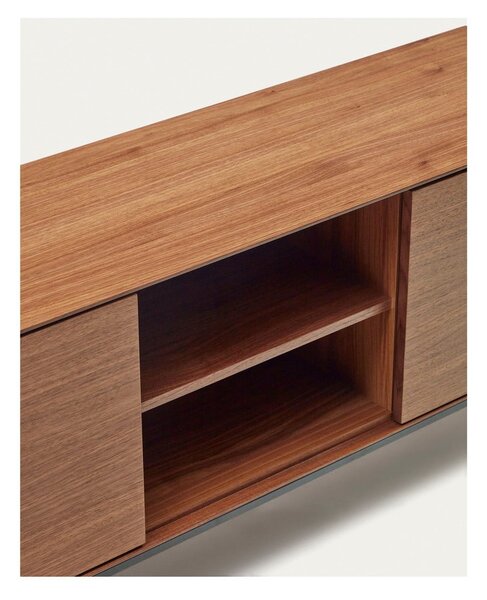 Szafka pod TV w dekorze orzecha 195x55 cm Vedrana – Kave Home