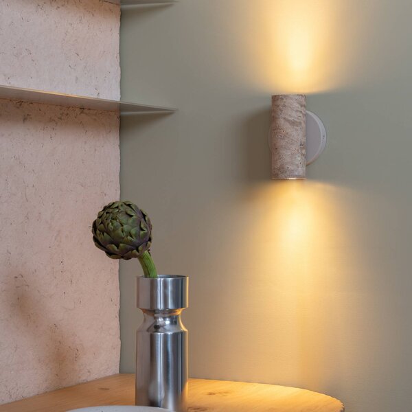 IT´S ABOUT ROMI Kinkiet Tivoli, kremowy / amber, salon / jadalnia, kamień, design