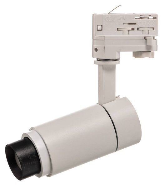 Reflektor szynowy LED Arcchio Nanna biały 3000K 12W, biały / opal, biuro, aluminium