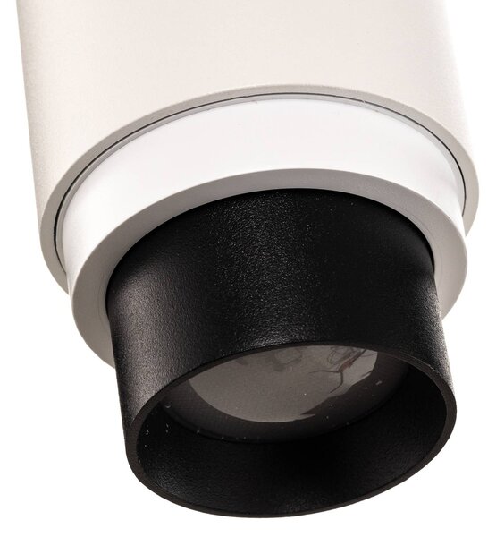 Reflektor szynowy LED Arcchio Nanna biały 3000K 12W, biały / opal, biuro, aluminium