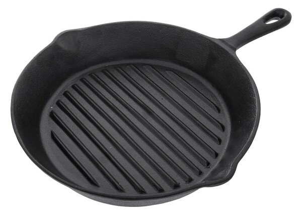 Patelnia żeliwna do grillowania ø 24 cm Litina – Orion