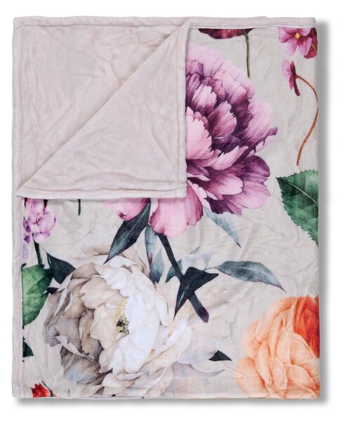 Koc z mikropluszu 130x160 cm – Descanso