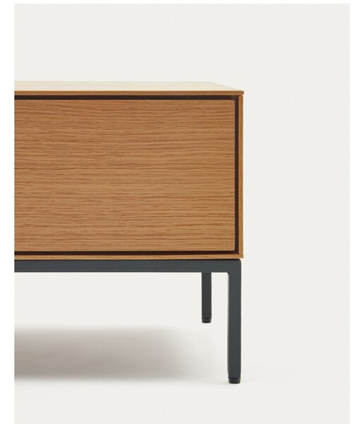 Szafka pod TV w dekorze dębu 195x35 cm Vedrana – Kave Home