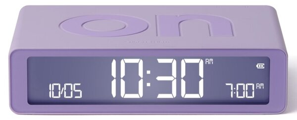 Budzik LEXON Flip Classic Fioletowy