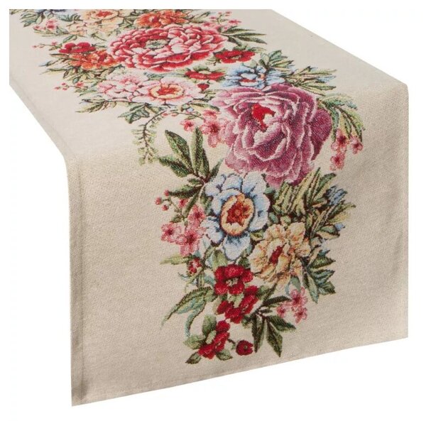 Bieżnik EUROFIRANY Cho 478950 45 x 140 cm Naturalny