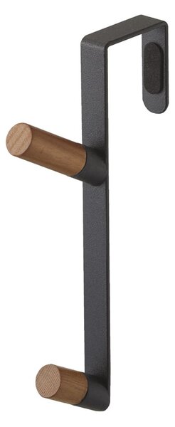 Czarny metalowy wieszak na drzwi 1,5 cm Tower – YAMAZAKI