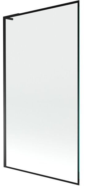Mexen Next L parawan nawannowy 1-skrzydłowy 100 x 150 cm, czarna ramka, czarny - 895-100-000-03-70-70
